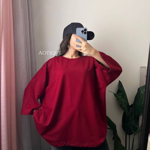 تیشرت دورس باکسی